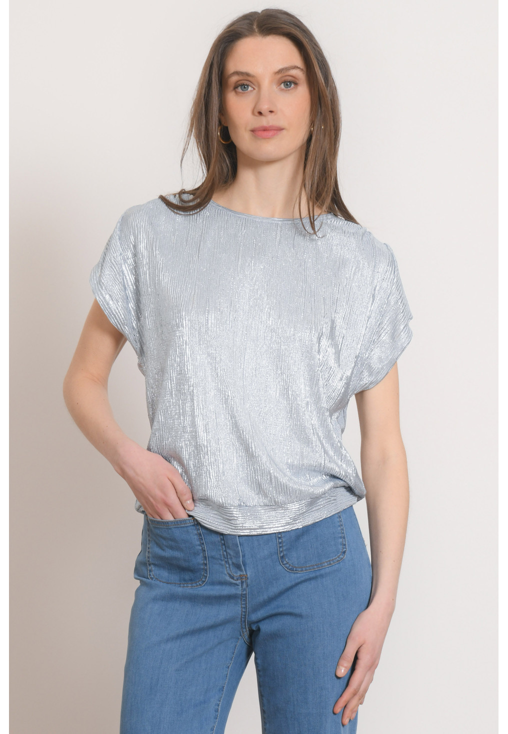 T-SHIRT - NALYNE - AZURO - Antonelle