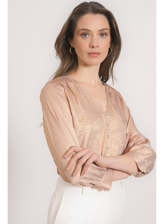 CHEMISE - PARALIA - POWDER/GOLD - Antonelle