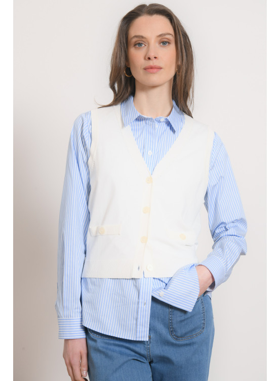 GILET - PETTER - ECRU - Antonelle