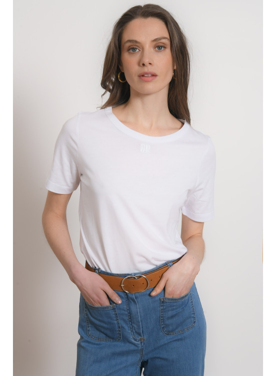 T-SHIRT - PIVONOU - BLANC - Antonelle