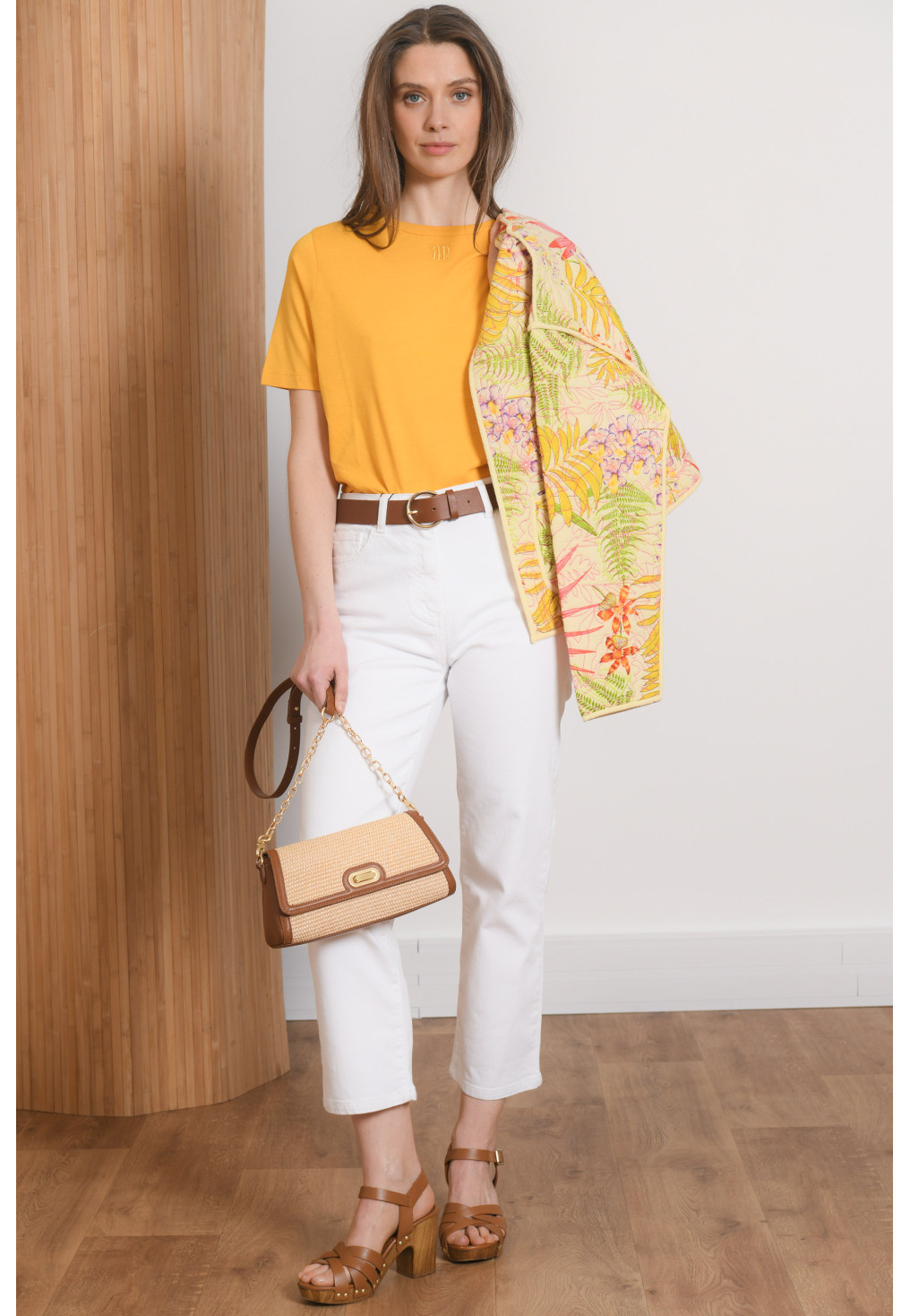 T-SHIRT - PIVONOU - OCRE - Antonelle