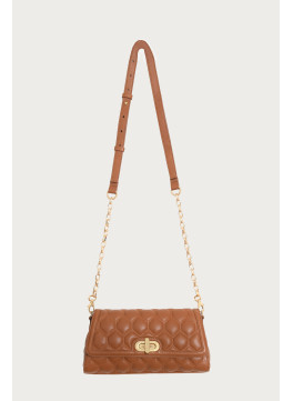 SAC MATELASSÉ CUIR - PONNA - GOLD - Antonelle