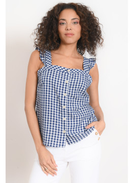 TOP - IVICHY - MARINE/BLANC - Antonelle