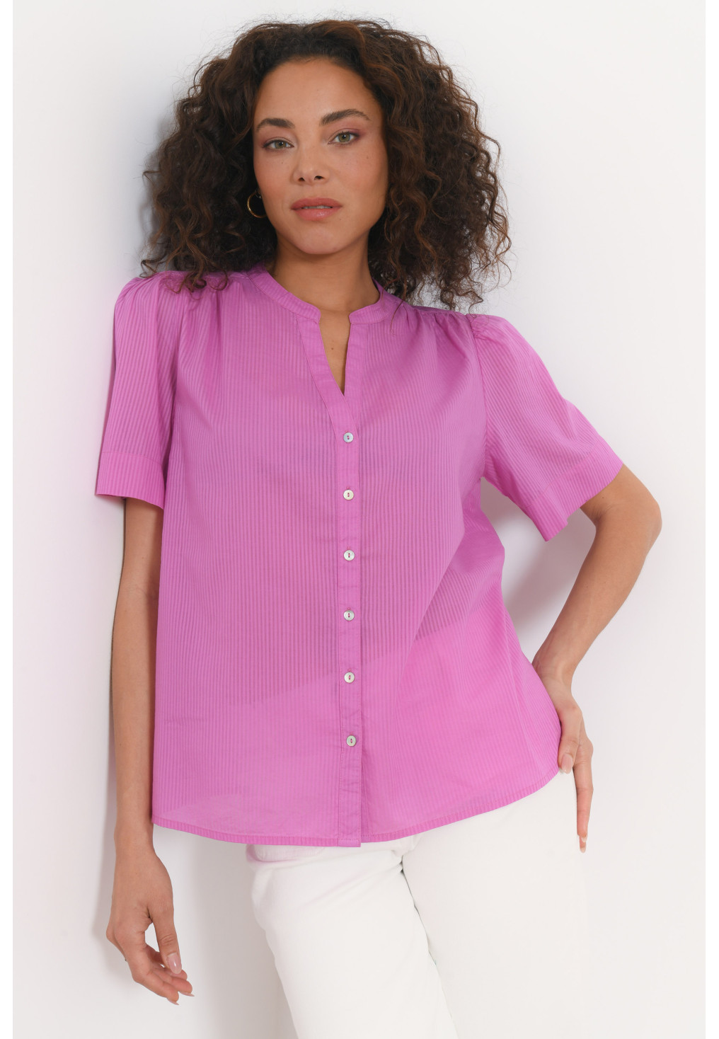 CHEMISE MANCHES COURTES - PAMPAMIL - BEGONIA - Antonelle