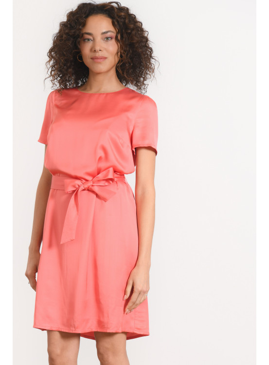 ROBE MANCHES COURTES - PASCALINE - MANDARINE - Antonelle
