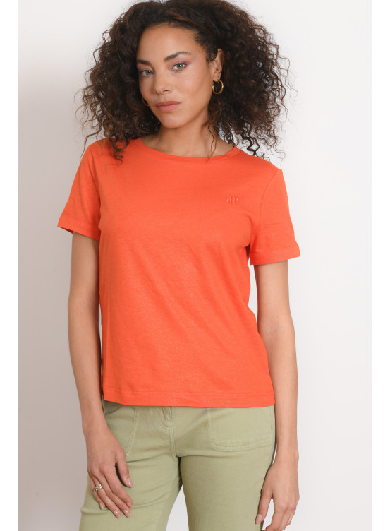 T-SHIRT - PASSO - ORANGE/OR CLAIR - Antonelle