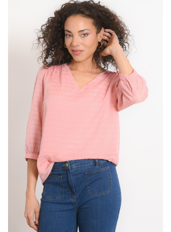TOP M3/4 - PEACH - POWDER - Antonelle