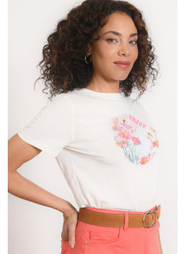 T-SHIRT - PEONY - NATUREL - Antonelle