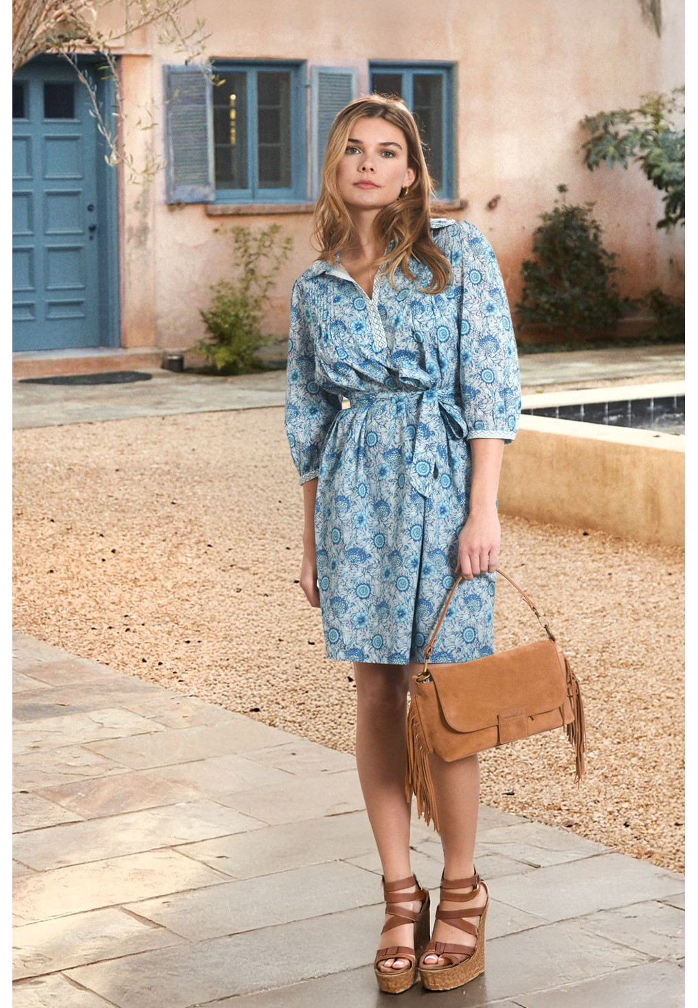 ROBE - MACIA - TURQUOISE/LAGON - Antonelle