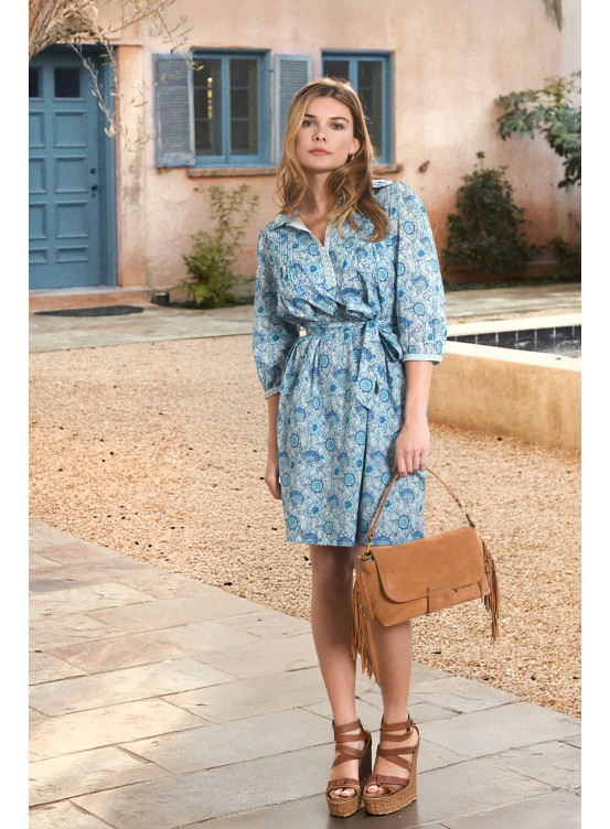ROBE - MACIA - TURQUOISE/LAGON - Antonelle