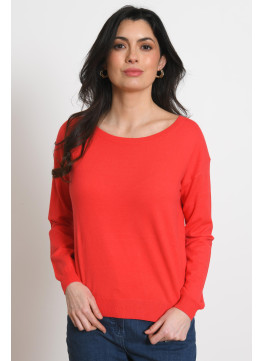 PULL COL DANSEUSE - PUFFY - ROUGE - Antonelle