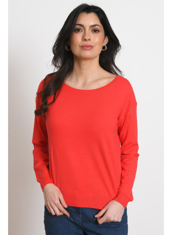 PULL COL DANSEUSE - PUFFY - ROUGE - Antonelle