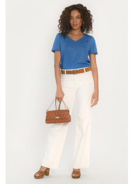 PANTALON BOOTCUT - PALODA - ECRU - Antonelle