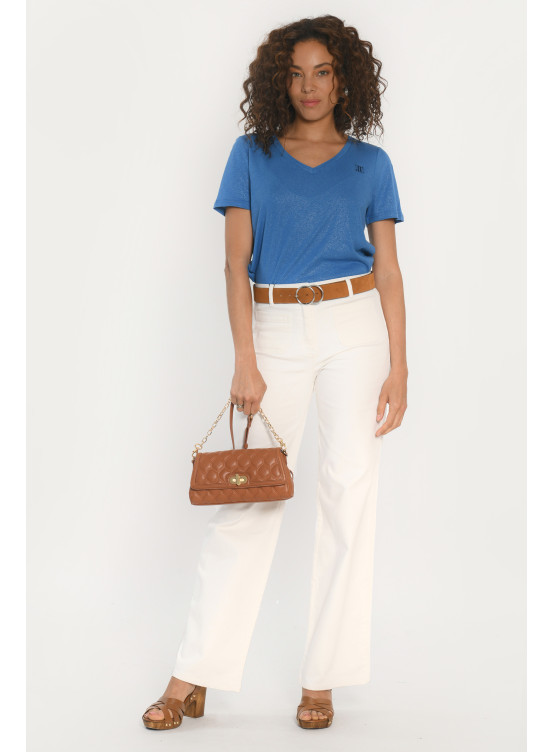 PANTALON BOOTCUT - PALODA - ECRU - Antonelle