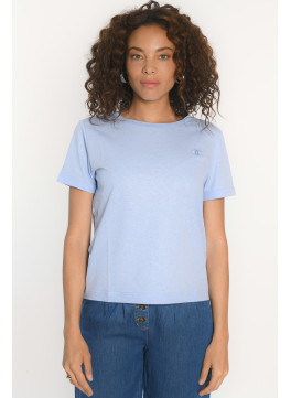 T-SHIRT - PASSO - AIR/SILVER - Antonelle
