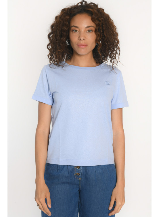 T-SHIRT - PASSO - AIR/SILVER - Antonelle