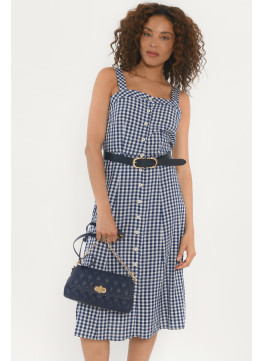 ROBE - IVICHY - MARINE/BLANC - Antonelle