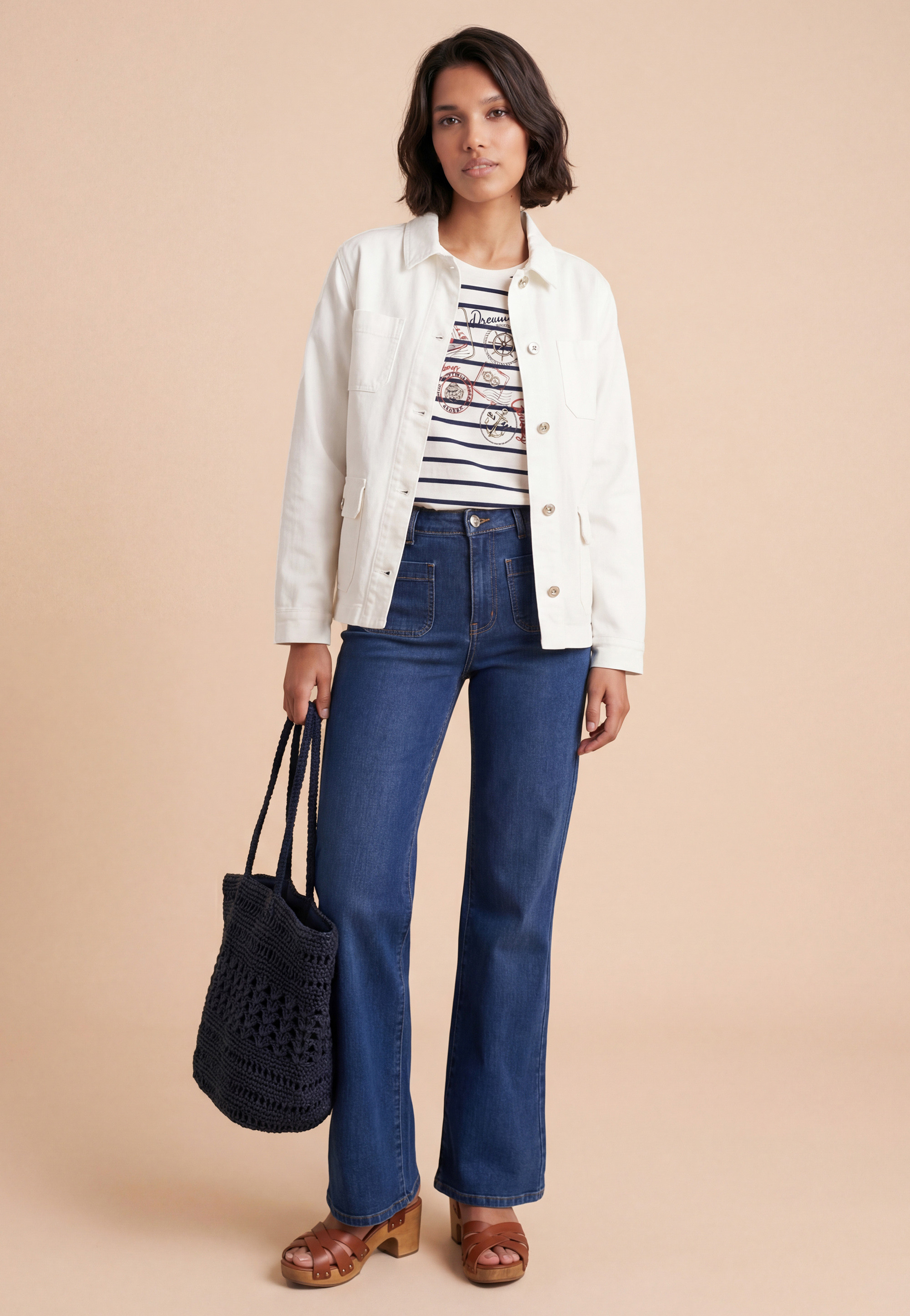 VESTER WORKER - SILVER - BLANC