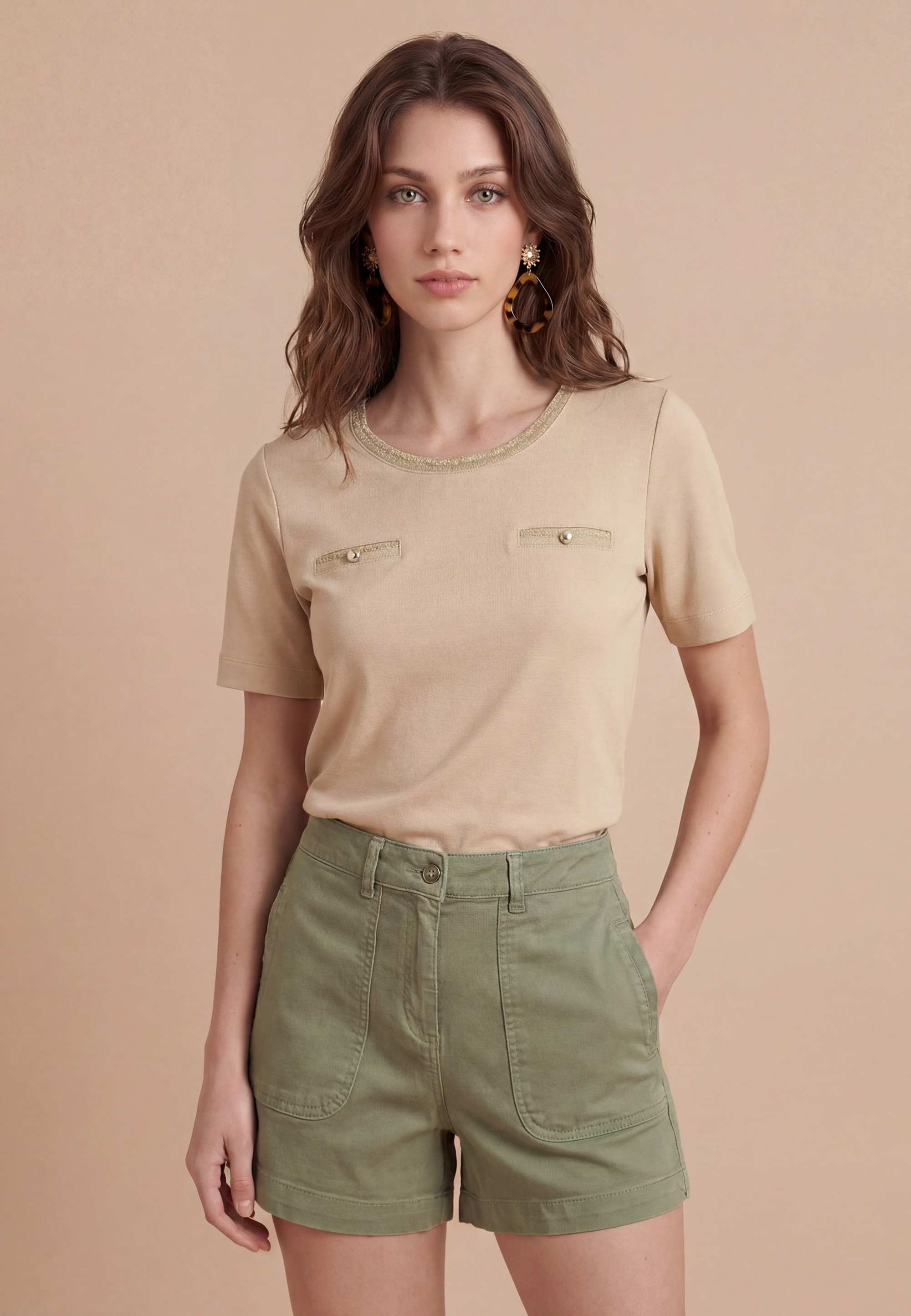 TEE-SHIRT - SOIZIC - BEIGE