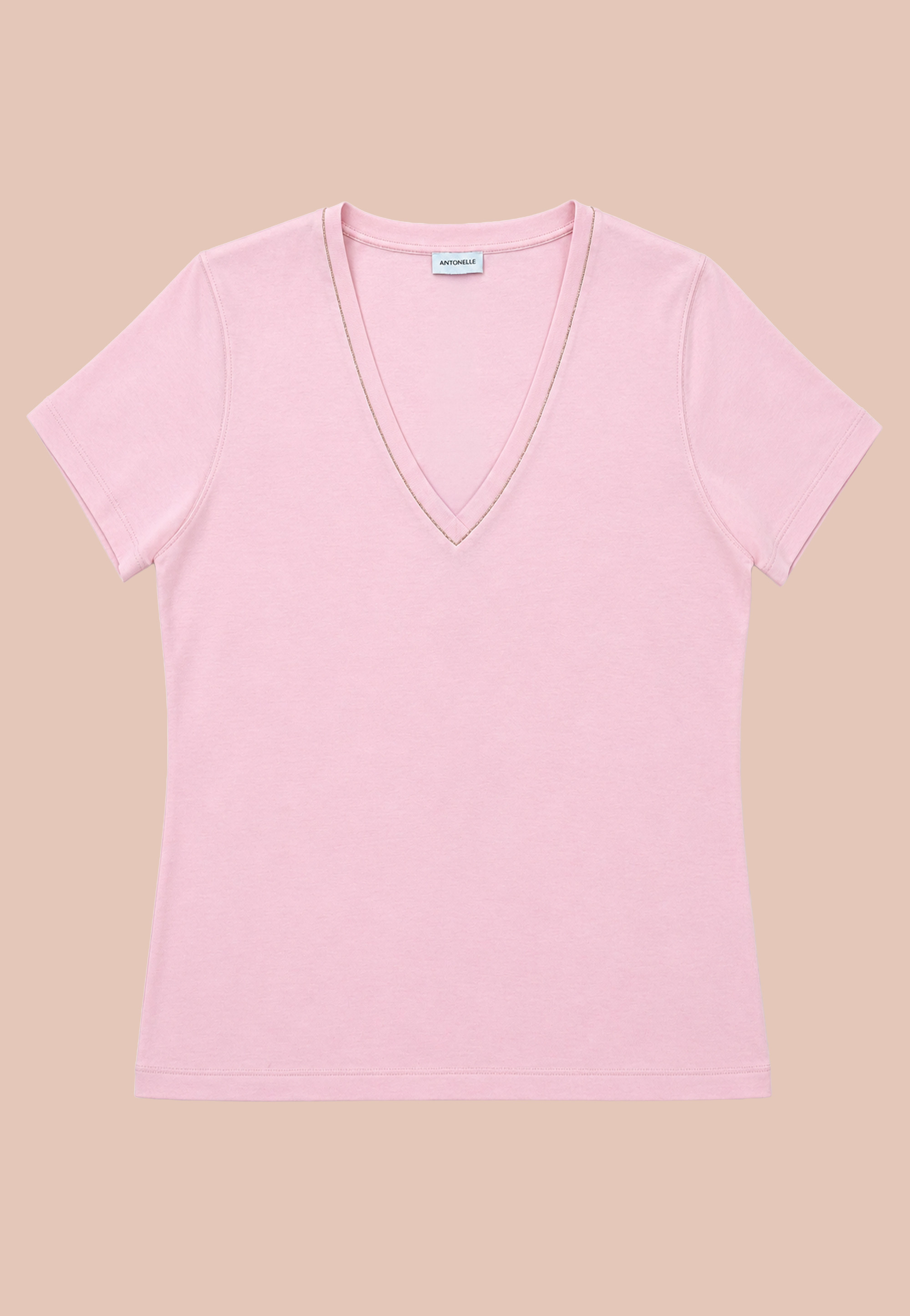 TEE-SHIRT - SANTA - ROSE