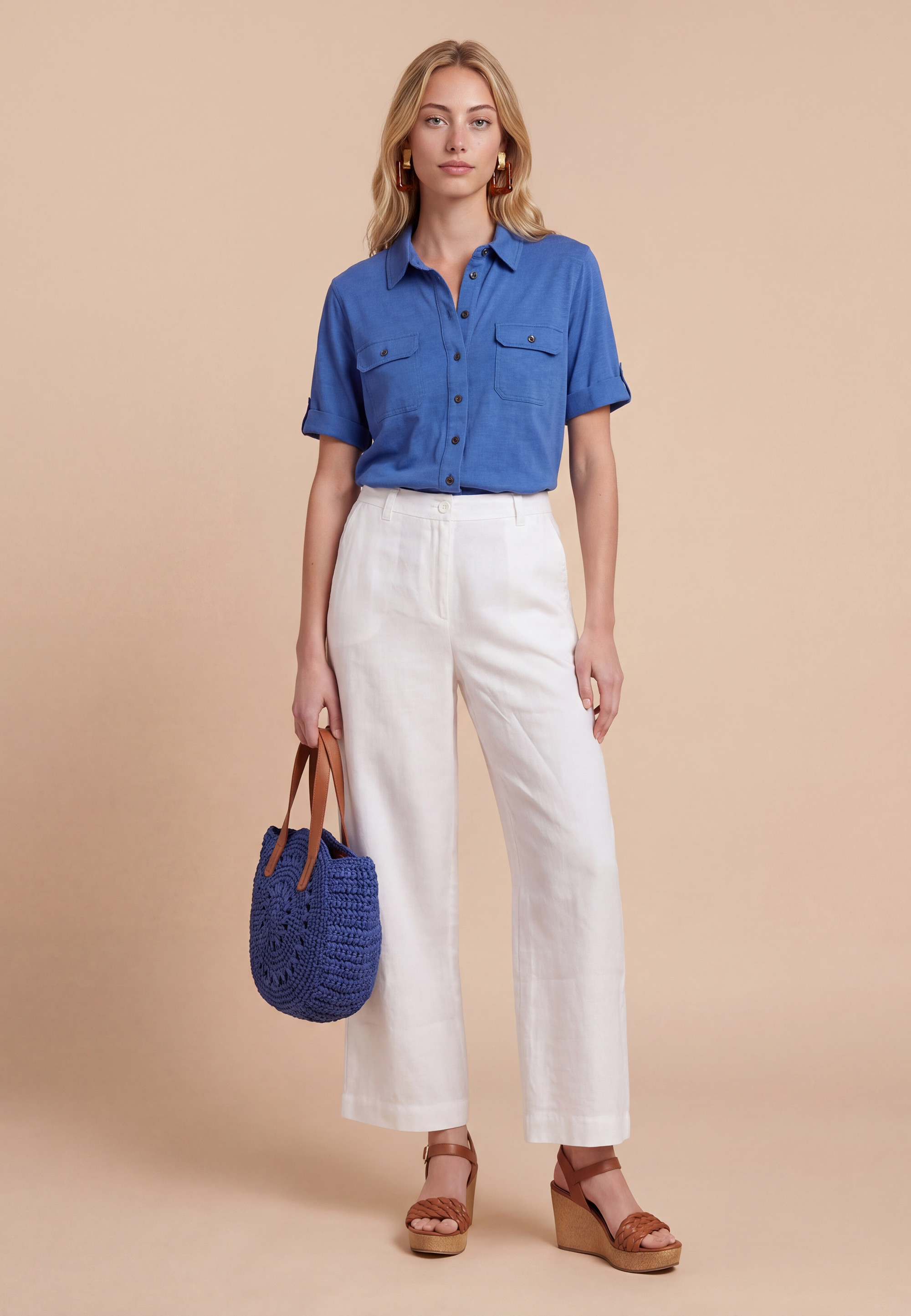 PANTALON 7/8 LIN - SARTELA...
