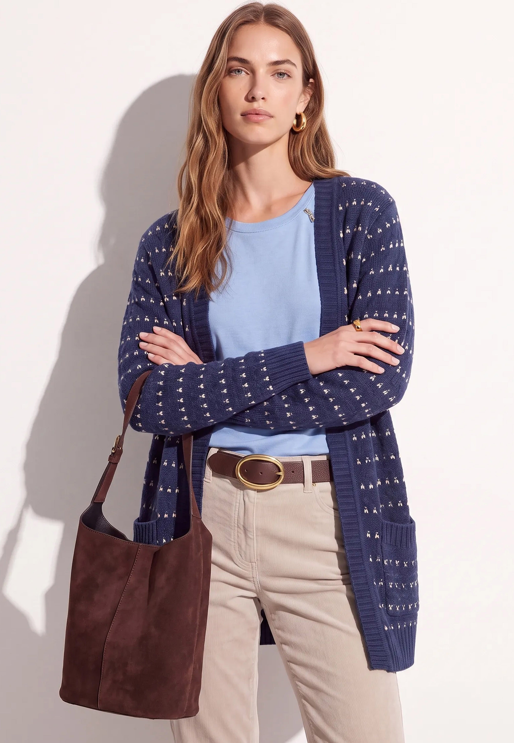 GILET - TAPOLI - MARINE/BEIGE